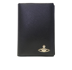 Vivienne Westwood Passport Holder, leather, Black, 3* (10)